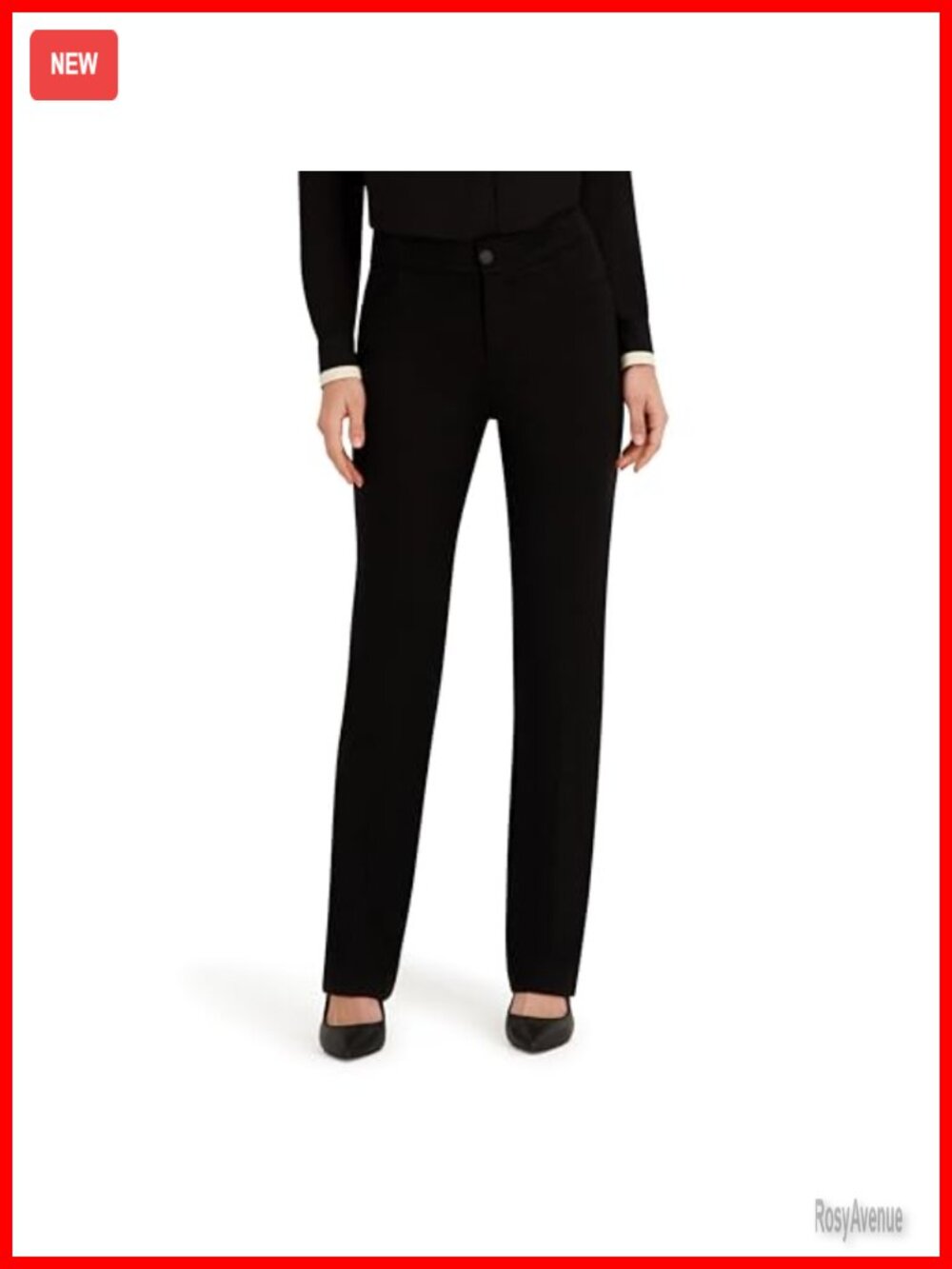 Anne Klein Flare Leg Compression Ponte Pants